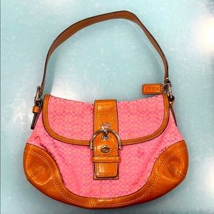 Pink vintage Coach purse